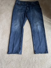 BULLHEAD Denim Co. Men's  Slim Fit  Medium Wash Blue Denim Jeans Size  38x32