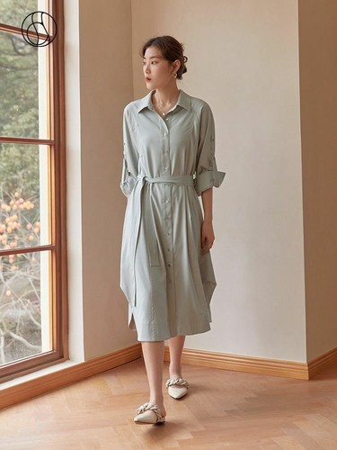 mid calf shirt dress