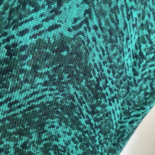 Liz & Me 2X Cardigan Sweater Animal Print Green Comfort Stretch Saint Patrick's - Picture 7 of 12