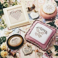 Lorri Birmingham Designs HEART & SOUL Hardanger Instructions & Patterns VTG