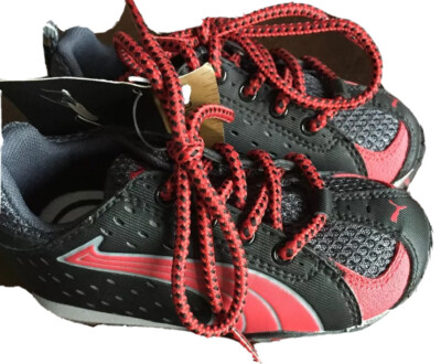 Puma Turnschuhe NEU Sneaker 22/23 ( UK 5 ) Alpine Racer Trail Schwarz Rot *N