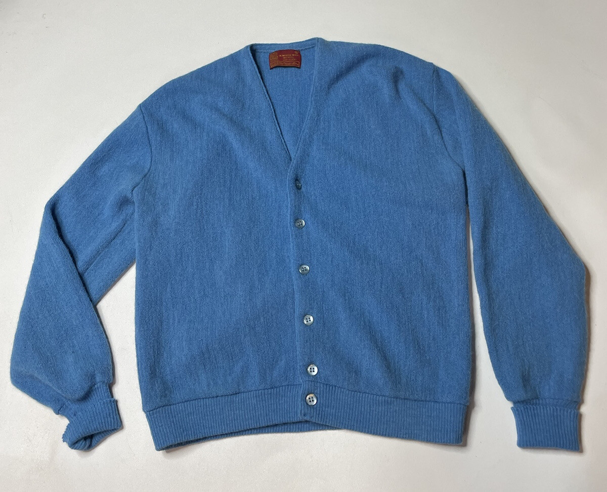 Vintage Kings Road Sears Mens Shop Alpaca Wool Knit Cardigan Vintage Kings Road Sears Mens Shop Alpaca Wool Knit Cardigan
