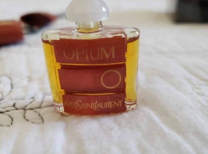 Vintage Yves Saint Laurent YSL Opium Pendant Necklace Tassel Mini