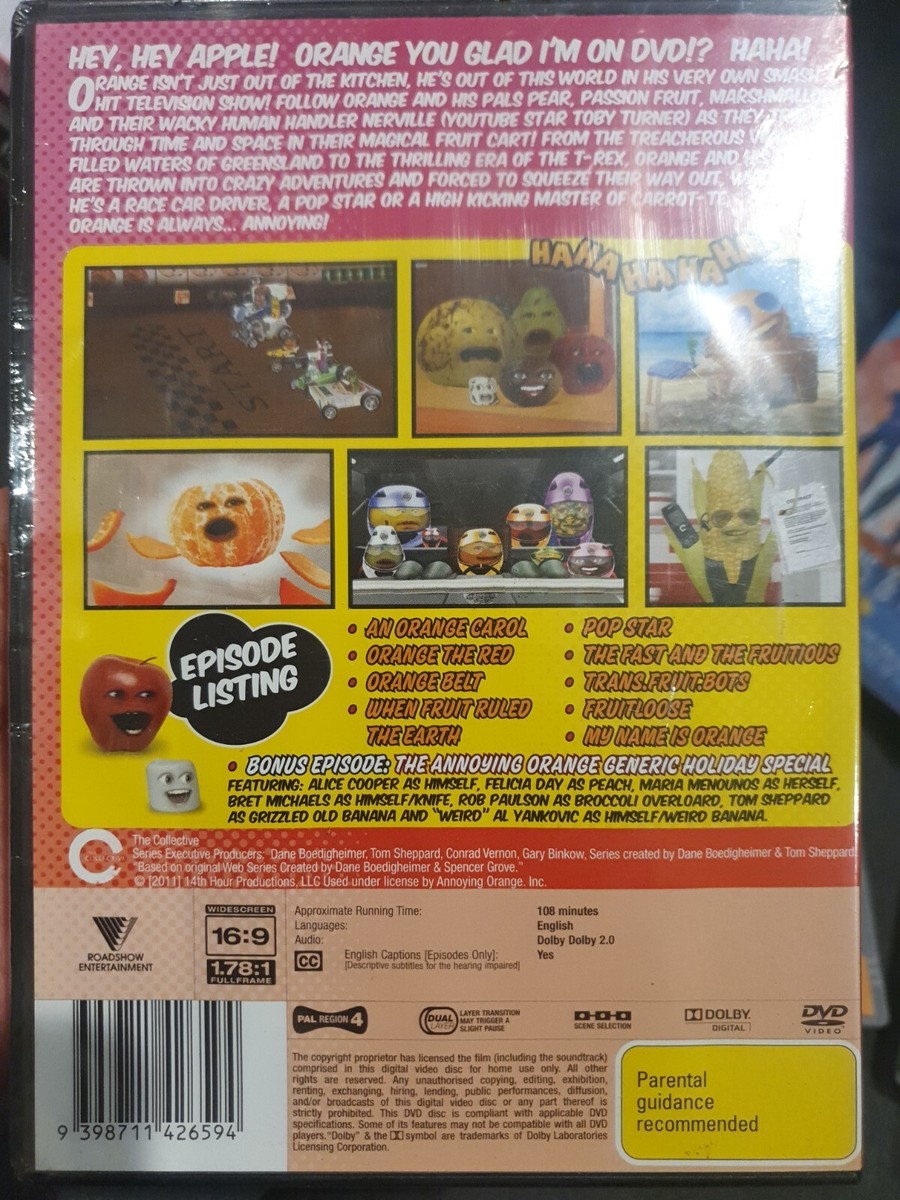 HIGH FRUCTOSE ADVENTURES OF ANNOYING ORANGE THE FAST AND THE