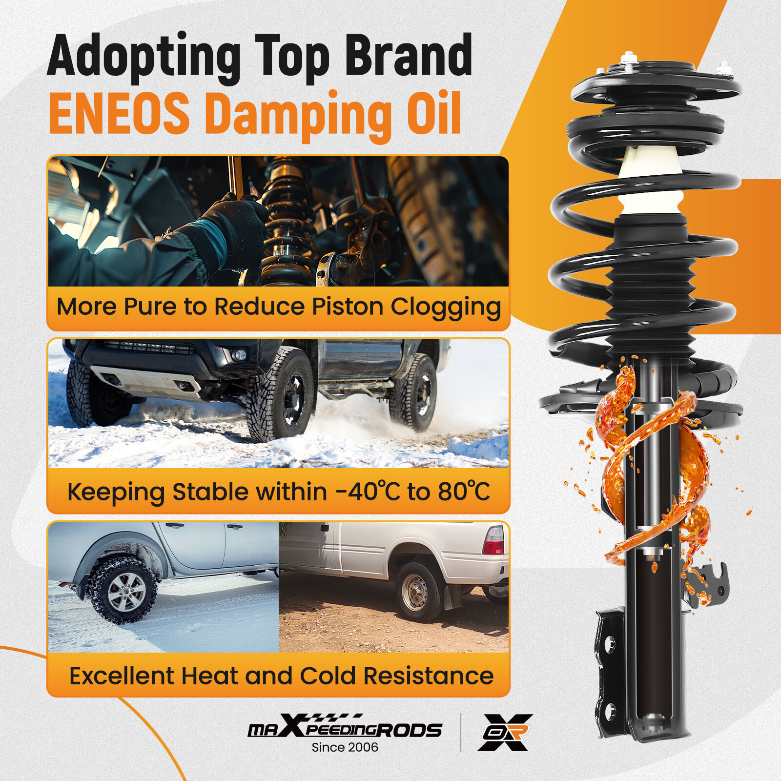 Quick Complete Suspension Kit Front Struts Control Arms For 03-08 Toyota Corolla