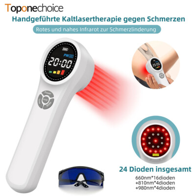 980+810+660nm Kalt Laser Therapiegerät Cold Laser Therapy For Pain Relief LLLT