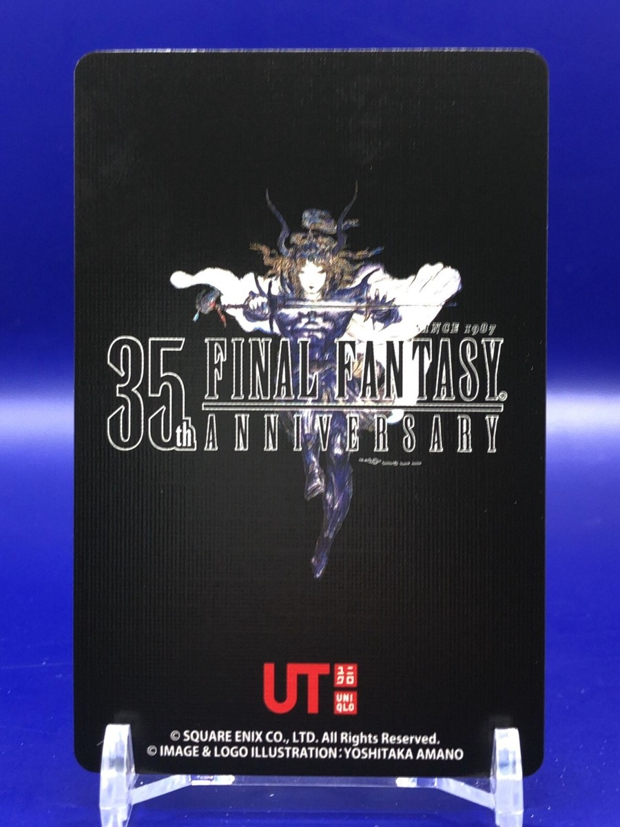 FINAL FANTASY 35TH Anniv. Carte à jouer Uniqlo Collab non vendue 2022 Club 10 EUR 11,33 - FR