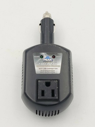 PEAK PERFORMANCE 100 WATT SWIVEL POWER INVERTER