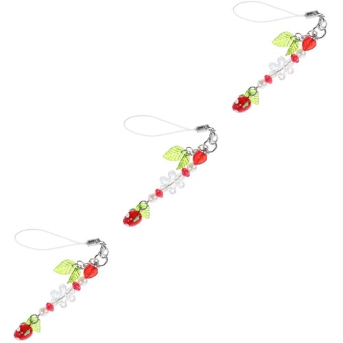 3pcs Telefon Hanging Ornament kleine Telefon Charme Party Bevorzugung Zauberer