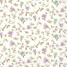 Boston International - Fleurs Cocktail Napkin Lilac Green - C938882