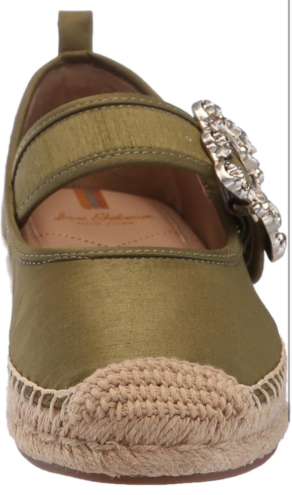 Sam Edelman Womens Maddy Silk Buckle Flats Mary Janes Size 12 M I9541F5300