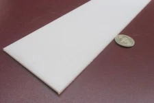 Hdpe White Bar .125" (1/8") Thick x 2.75" Wide x 24" Long, 8 Pcs, 16 Ft