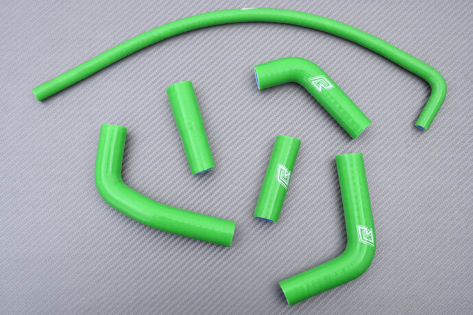 Durites de radiateur vertes pour Kawasaki Ninja 250R pour remplacer les tubes usés