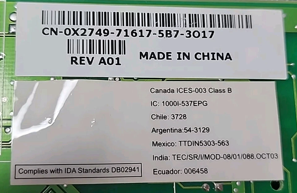 INTEL KB581604/02 56K PCI INTERNAL MODEM V.90 - Image 4 of 4