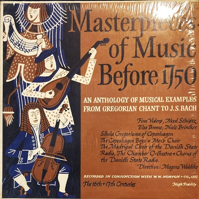 #ad Masterpieces of Music Before 1750 to Bach STEREO HS7 9038 VG Shrink PET RESCUE $12.91