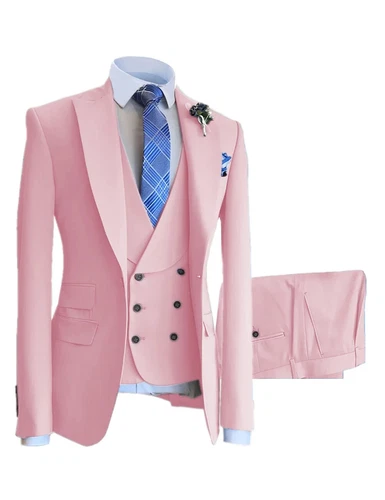 Men’s Suit 3 Piece White Meeting Party Wedding Business Formal Occasions - Picture 5 of 44