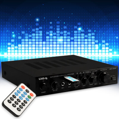 DJ Verstärker Karaoke Amplifier 170 W USB MP3 Bluetooth Fernbedienung Heimkino