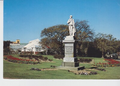 Ansichtskarte unbeschrieben Robert Burns Statue Timaru Neuseeland