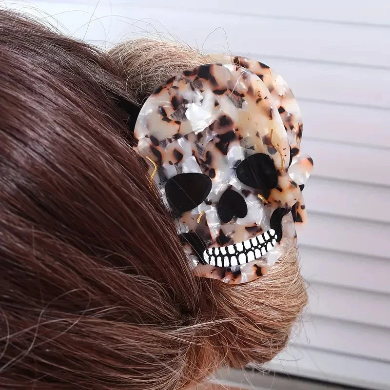 Res Ipsa Loquitur Melbourne - Skull Claw Clamp Barrette -Matte Finish — 第 2/2 张图片