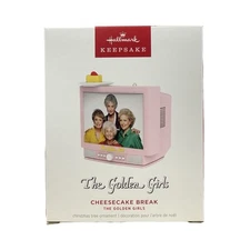 Hallmark The Golden Girls Cheesecake Break Light & Sound Ornament - 2024