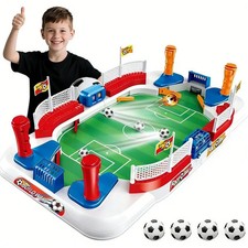 Mini Tabletop Foosball Soccer Game 2-4 Player Interactive Football Board Game