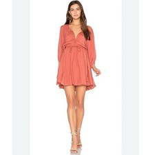 ASTR THE LABEL Constance Dress in Brick Small