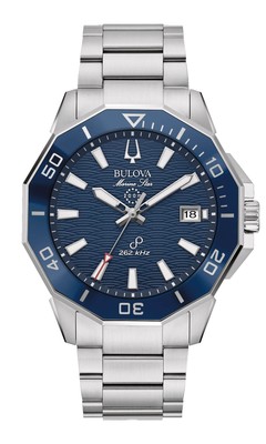 Bulova Marine Star C Series Hpq Precisionist Silber Herren Armbanduhr 96B433