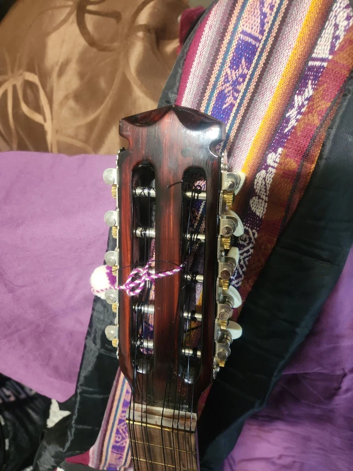 Guitarra de 10 cuerdas Gamboa Charango de BOLIVIA con estuche blando Foto 4 de 4