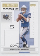 2007 Playoff NFL Playoffs Rookie Gold 273/299 Drew Stanton #109 0i0