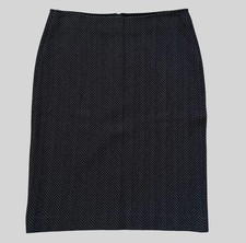 Armani Collezioni Skirt Womens 4 Herringbone Pencil Career Classic Elegant