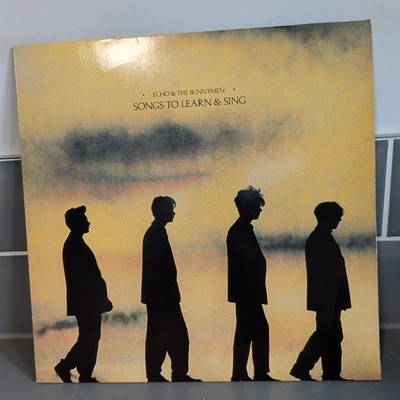 ECHO AND THE BUNNYMEN - SONGS TO THE LEARN AND SING 1985 VINYL LP KODE 13 EX/EX