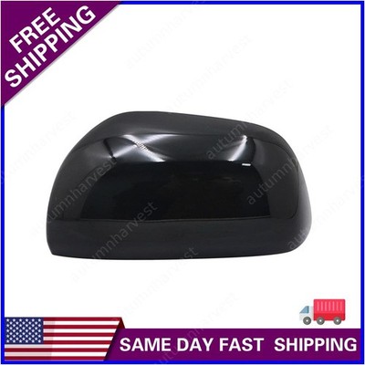 For 2006-2012 Toyota RAV4 Door Mirror Cover Cap Left Driver Side Black LH Smooth
