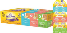 Wellness Complete Health Purrfect Duos Variety Pack Adult Wet Cat Food, Natural,