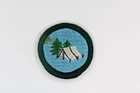 Vintage Tent Camping Merit Badge Girl Scouts of America USA Patch