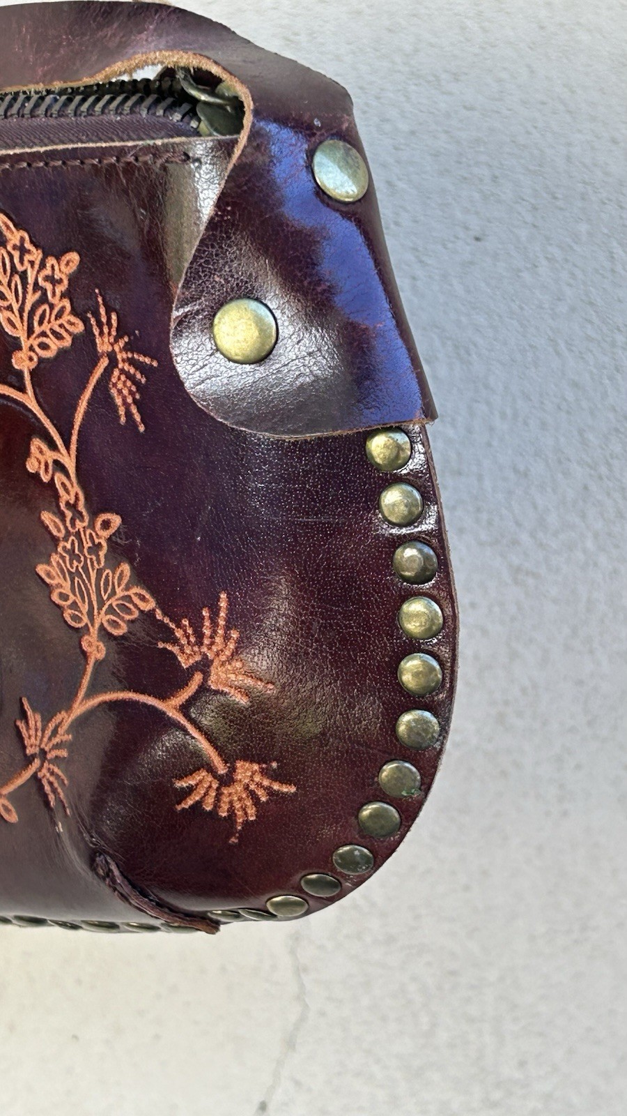 Leather Embossed Bag - image 4