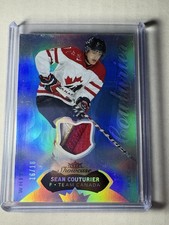 2014 FLEER SHOWCASE #5 Team Canada SEAN COUTURIER WHITE HOT PATCH 16/18
