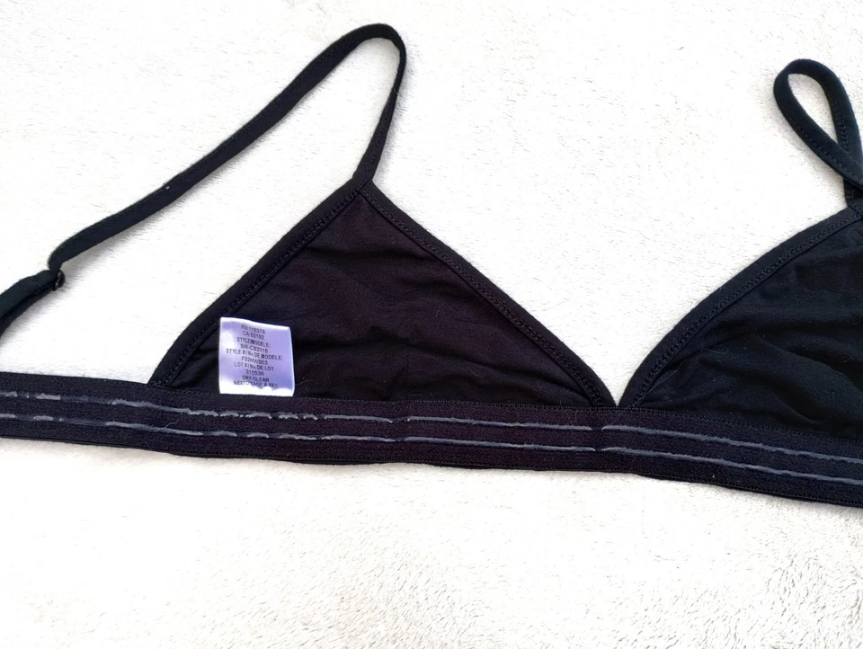 Sujetador ajustable Helmut Lang negro bralette para mujer talla XS/Petite Antideslizante Foto 3 de 4