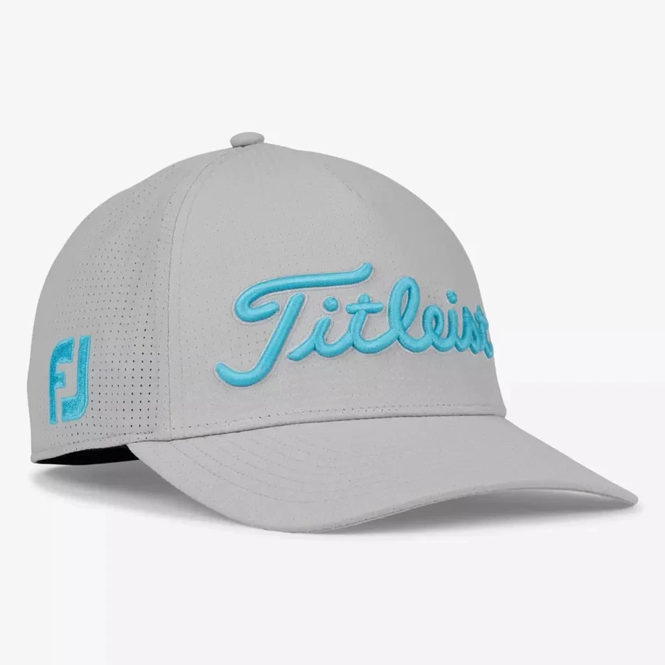 Gorra de golf Titleist Tour Stretch Tech FJ ProV1 ajustada para hombre nueva con etiquetas Foto 2 de 3