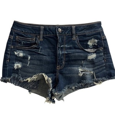 American Eagle Outfitters High Rise Festival Jean Shorts 8