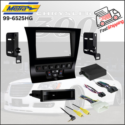 METRA 99-6525HG / S-DIN or D-DIN CAR RADIO DASH KIT FOR 2011-2014 CHRYSLER 300