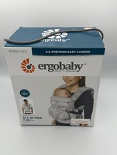 Ergobaby Omni 360 Baby Carrier - Cool Air Mesh - Pearl Grey - 7-45lb All-In-One