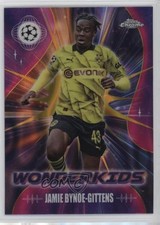 2023 Topps Chrome UEFA Club Competitions Gold Lava Refractor Jamie Gittens 11ao