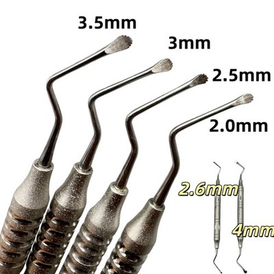 Periodonttal Dental Lucas Surgical Bone Curettes Serrated Spoon Instruments S.S