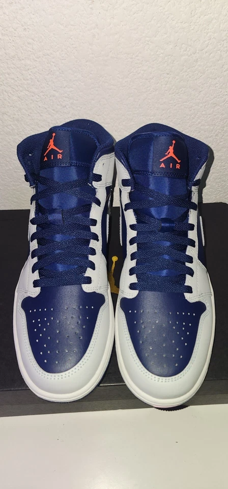 Nike Air Jordan 1 Mid Blue Void Pure Platinium - Photo 3/4