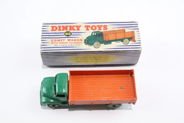 11 Dinky Toys 418 Comet Wagon w/ Hinged Tailboard Diecast Meccano Boxed