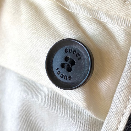 Gucci Pantalone Abito Uomo Lana Seta Grigio Antracite IT 46 Vestibilità 36x32 Made in Italy - Foto 6 di 14