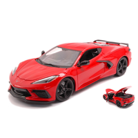 Chevrolet Corvette Stingray 2020 RED 1:18 Maisto Auto Stradali -D- Neues Modell