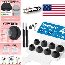 Durable Replacement Ear Tips for AirPods Pro Comfortable Fit with Cleaning Pen