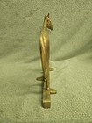 Vintage 1949 Brass Horse Door Stop Virginia Metalcrafters  Calvin Roy Kinstler — photo 3