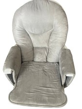 Grey Reclining Glider Nursing Chair